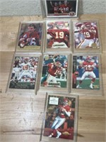 Large Lot Vintage 1990s Joe Montana Cards