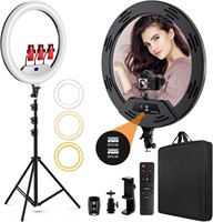 (IT ONLY HAS THE WHITE PLATES) 22 LED Ring Light,