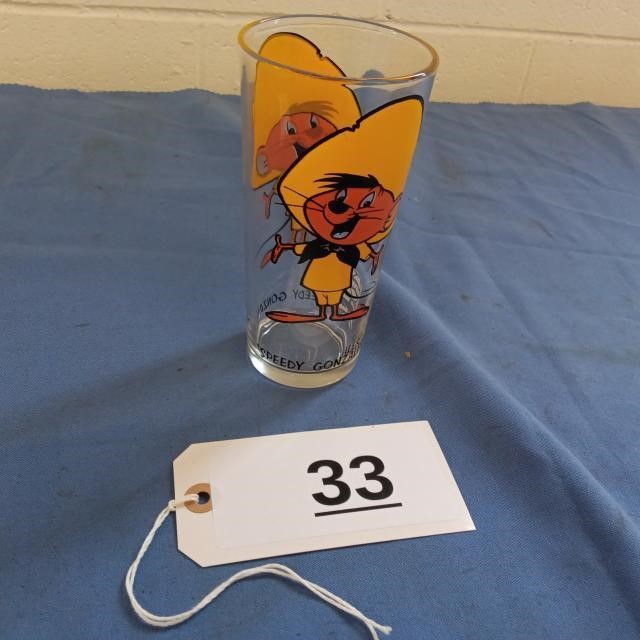 Speedy Gonzales Cartoon Glass