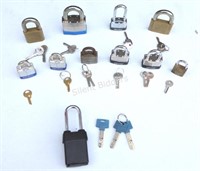 Assortment of Padlocks and Keys