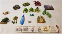 Turtle, Frog & Magnet Lot