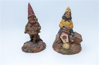 Two Tom Clark (NC, 20th C.) composite Gnomes