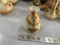 Crown Devonware England vase hand painted