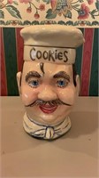 McCoy cookie Jar Chef small chip on lid.
