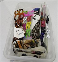 Lot of Hair Ties, Barrettes & Clips