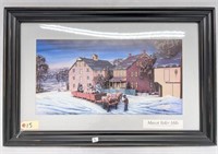 "Mascot Mill" by Aaron Zook, 1979, Framed Print
