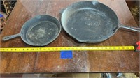 14# & 9” cast iron skillets