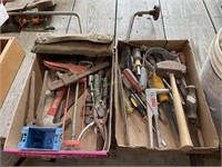 Screwdrivers, Hammer, Pipe Wrench