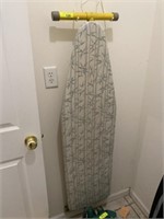 Ironing board with hanger