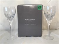 Pair of Waterford Crystal Nightfall Wine Glasses