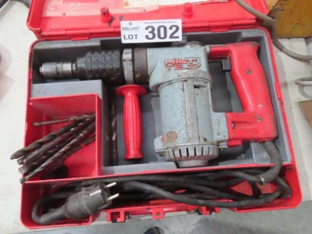 Hilti TE-17 Hammer Drill with US Plug & Case