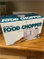 Electric mini food chopper