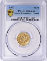 1902 Liberty Gold Quarter Eagle PCGS Genuine