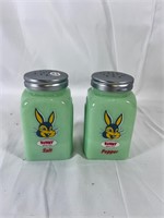 Jadeite Salt & Pepper Shakers