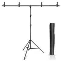 HEMMOTOP Portable T Shape Backdrop Stand,5x6.5ft A