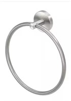 Gato Anillo Wall Mounted Towel Ring In Chrome