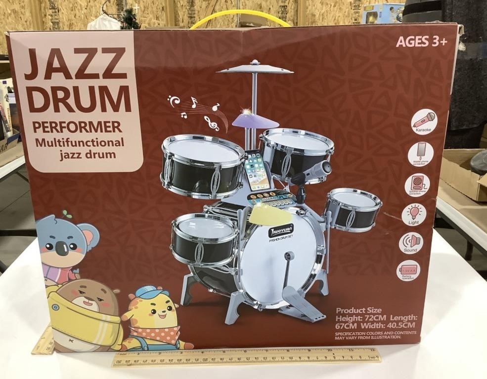 Jazz drum-appears new