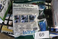 DIY rain barrel diverter & parts kit