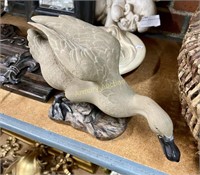 POTTERY DUCK FIGURINE