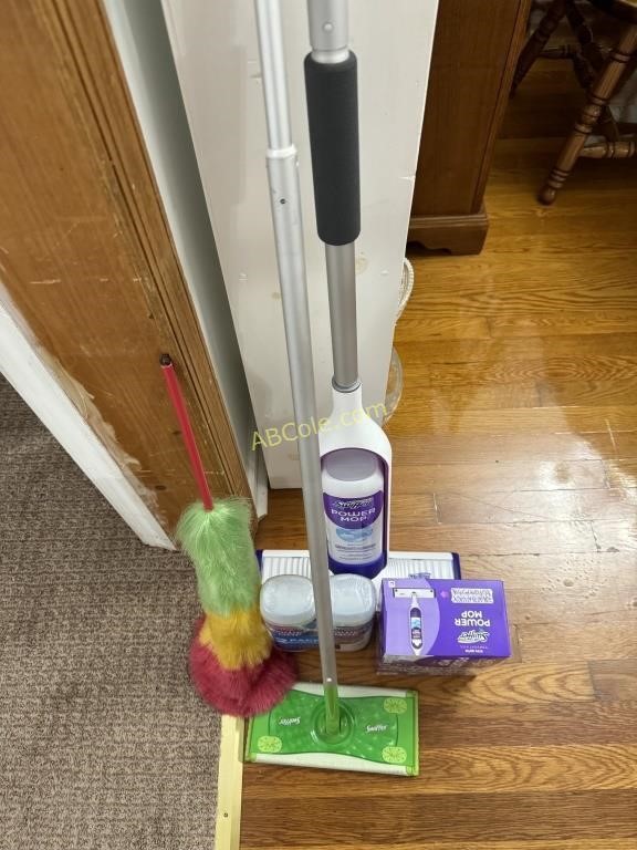 Swiffer mop, Swiffer power mop with both of