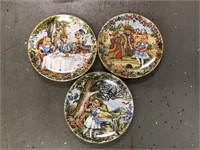 Collectible Alice in Wonderland plates