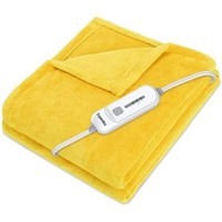 EOPECLES ELECTRIC HEATED FLANNEL THROW