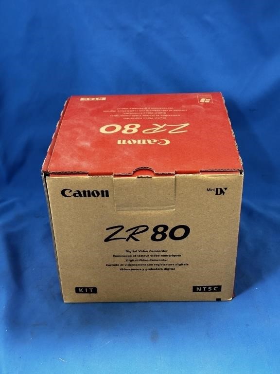 CANON ZR80 DIGITAL VIDEO CAMCORDER (NIB)