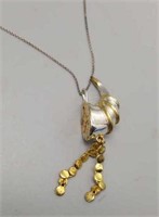 Necklace - .925 Horn Pendant