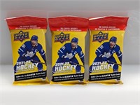 (3) 2021-22 UD Hockey Extended Series Value Pack