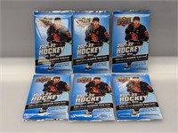 (6) 2021-22 Upper Deck Hockey Series One Packs