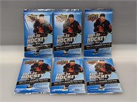 (6) 2021-22 Upper Deck Hockey Series One Packs