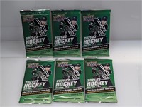 (6) 2021-22 Upper Deck Hockey Series Two Packs