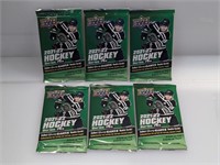 (6) 2021-22 Upper Deck Hockey Series Two Packs