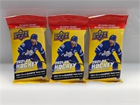 (3) 2021-22 UD Hockey Extended Series Value Pack