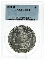 1887 MS64 Morgan Silver Dollar