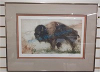 "Buffalo" signed a numbered