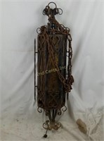 36" Cast Iron Hanging Gothic Lantern