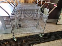 stainless steel utility cart