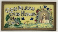 (W) Religious Hanging Wall Art.( Appr 9in x 17in)