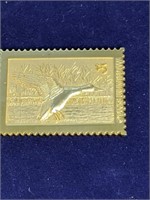 2004 Ducks Unlimited Gold Plated Stamp