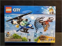 Lego city skypolice drone Chase with net shooter