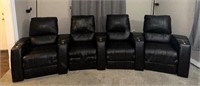 Theater seating electric recliners