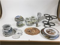 Cleanup lot: plates, mugs, more