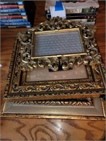 Lot of three ornate photo frames