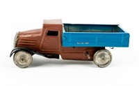 1930s Tin LItho Truck Windup Toy