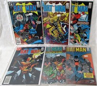 Lot of 6 Batman Comics