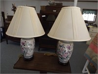 (2) Ornate Lamps