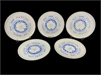 Set of 5 "Heritage & Horizons" Plates