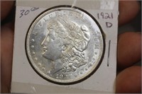 1921-D Morgan Silver Dollar