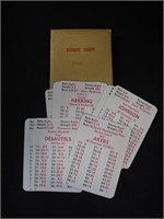 1930 DETROIT TIGERS APBA CARD LOT